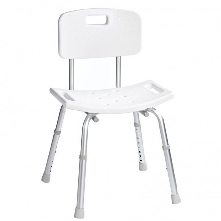 HANDICAP Krzesło z oparciem, regulowana wysokość, białe