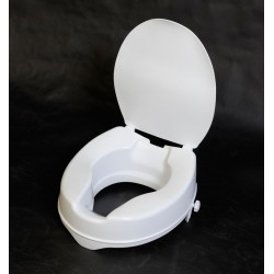 HANDICAP Deska WC podwyższona 10cm, bez uchwytów, biała