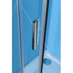 EASY LINE kabina prysznicowa półokrągła 900x800mm, L/R, szkło czyste