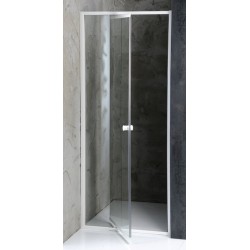 AMICO drzwi prysznicowe zawiasowe 820-1000x1850mm, szkło czyste