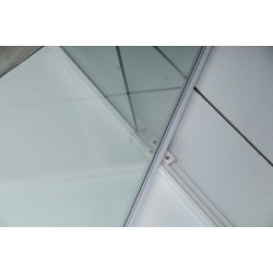 AMICO drzwi wnękowe uchylne 820-1000x1850mm, szkło czyste
