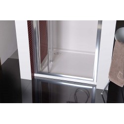 LUCIS LINE drzwi prysznicowe skadane 900mm, szkło czyste