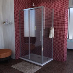 LUCIS LINE drzwi prysznicowe 1100mm, szkło czyste