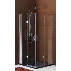 LEGRO kabina prysznicowa narożna 900x900mm, szkło czyste