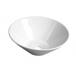 COMILLAS umywalka ceramiczna nablatowa 42x15 cm, biała