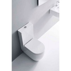 FLO- EGO spłuczka do kompaktu WC, biały