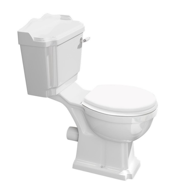 ANTIK kompakt WC + deska WC, biały