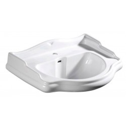 RETRO umywalka ceramiczna 73x54cm, biały
