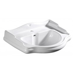 RETRO umywalka ceramiczna 56x46,5cm, biały