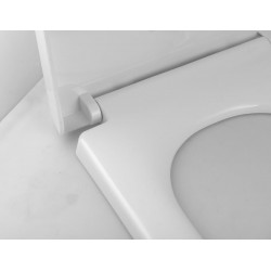 DONA deska WC polypropylen, soft close, biała