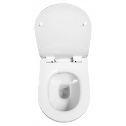 BRILLA WC wiszące, Rimless, 36,5x53cm, biały