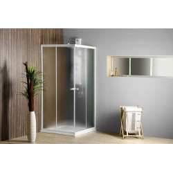 ALAIN kabina prysznicowa narożna, 700x700mm, szkło Brick