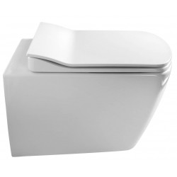 GLANC deska WC SOFT CLOSE, białe