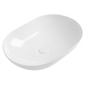 BALISONG umywalka ceramiczna nablatowa 60x40cm, biały