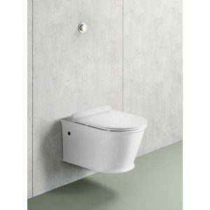 GALIA WC wiszące, Rimless, 37x55cm, biały