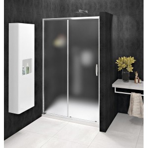 SIGMA SIMPLY drzwi prysznicowe przesuwne 1200mm, szkło Brick