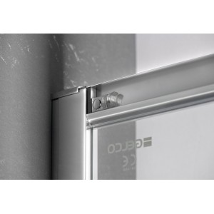 SIGMA SIMPLY drzwi prysznicowe przesuwne 1100mm, szkło Brick