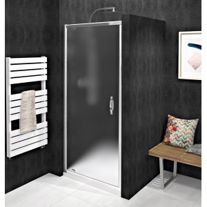 SIGMA SIMPLY drzwi prysznicowe obrotowe 900 mm, szkło Brick