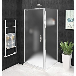 SIGMA SIMPLY drzwi prysznicowe obrotowe 900 mm, szkło Brick