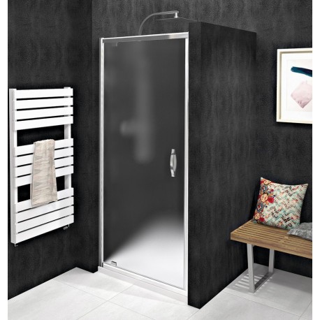 SIGMA SIMPLY drzwi prysznicowe obrotowe 800 mm, szkło Brick