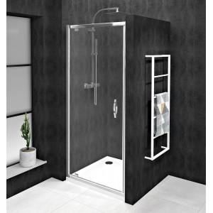 SIGMA SIMPLY drzwi prysznicowe obrotowe 900 mm, szkło czyste