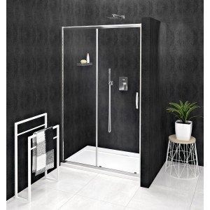 SIGMA SIMPLY drzwi prysznicowe przesuwne 1300mm, szkło czyste