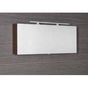 CLOE szafka z lustrem z oświetleniem LED, 120x50x18cm, sosna rustykalna