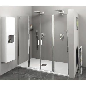 ZOOM LINE drzwi prysznicowe 1600mm, szkło czyste