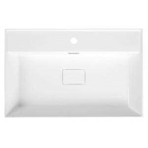 GODIVA umywalka marmur, 68x44 cm, biała