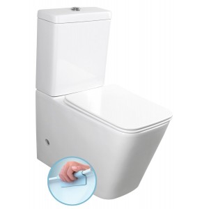 PORTO RIMLESS combi WC, poziomy/pionowy odpływ , biały