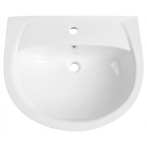Umywalka ceramiczna 60x48cm, biała