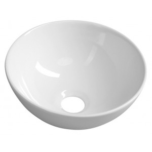 ASTER umywalka ceramiczna nablatowa Ø 28x11 cm