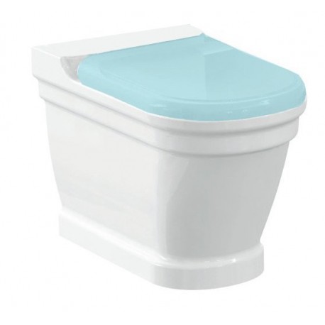 ANTIK misa do kompaktu WC, tylny/dolny odpływ 37x63cm, biały