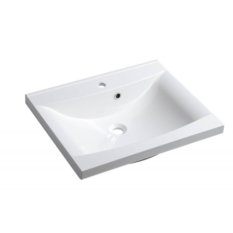 LUCIOLA umywalka kompozytowa 60x48cm, biała