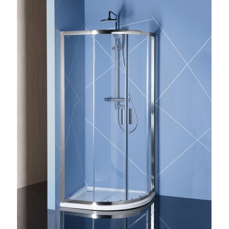 EASY LINE kabina prysznicowa półokrągła 900x800mm, L/R, szkło czyste