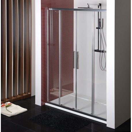 LUCIS LINE drzwi prysznicowe 1600mm, szkło czyste