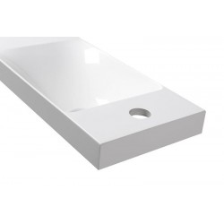 AGOS umywalka kompozytowa 80x22cm, biała, lewa/prawa