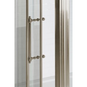 ANTIQUE drzwi prysznicowe, przesuwne, 1200mm, szkło czyste, brąz