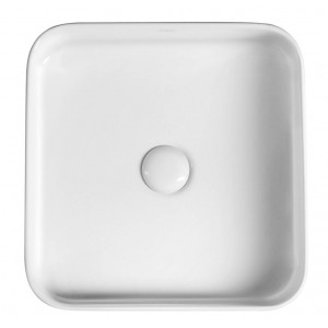Korek umywalkowy 5/4“, klik-klak, grzybek ceramiczny, biały