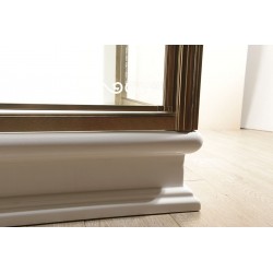 RETRO brodzik prysznicowy ceramiczny, kwadrat 90x90x20cm, biały