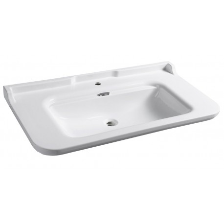 WALDORF umywalka ceramiczna 120x55cm, biały