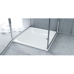 Brodzik prysznicowy emaliowany,70x70x12cm, biały