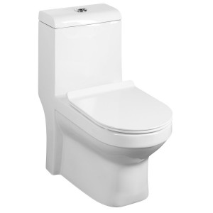 HUBERT kompakt WC, odpływ pionowy/poziomy, biały