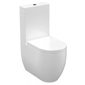 FLO kompakt WC, odpływ poziomy/pionowy, biały