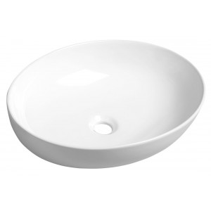 OFELIE umywalka ceramiczna nablatowa 52x40 cm, biała