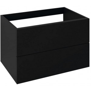 TREOS szafka z szufladami 75x53x50,5cm, czarny mat