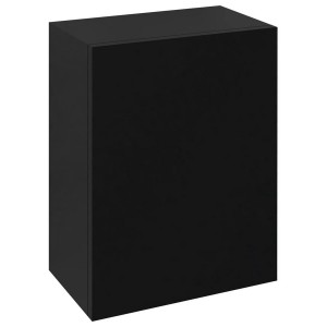 TREOS szafka górna 35x50x22cm, lewa/prawa, czarny mat