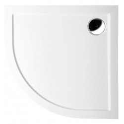 SERA brodzik kompozytowy 90x90cm, półokrągły, R550, biały