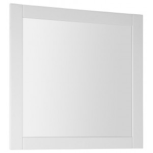 FAVOLO lustro w ramie 80x80cm, biały mat
