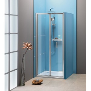 EASY LINE drzwi prysznicowe składane 800mm, szkło czyste